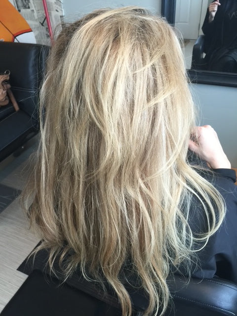 Janice’s hair at the start of her journey