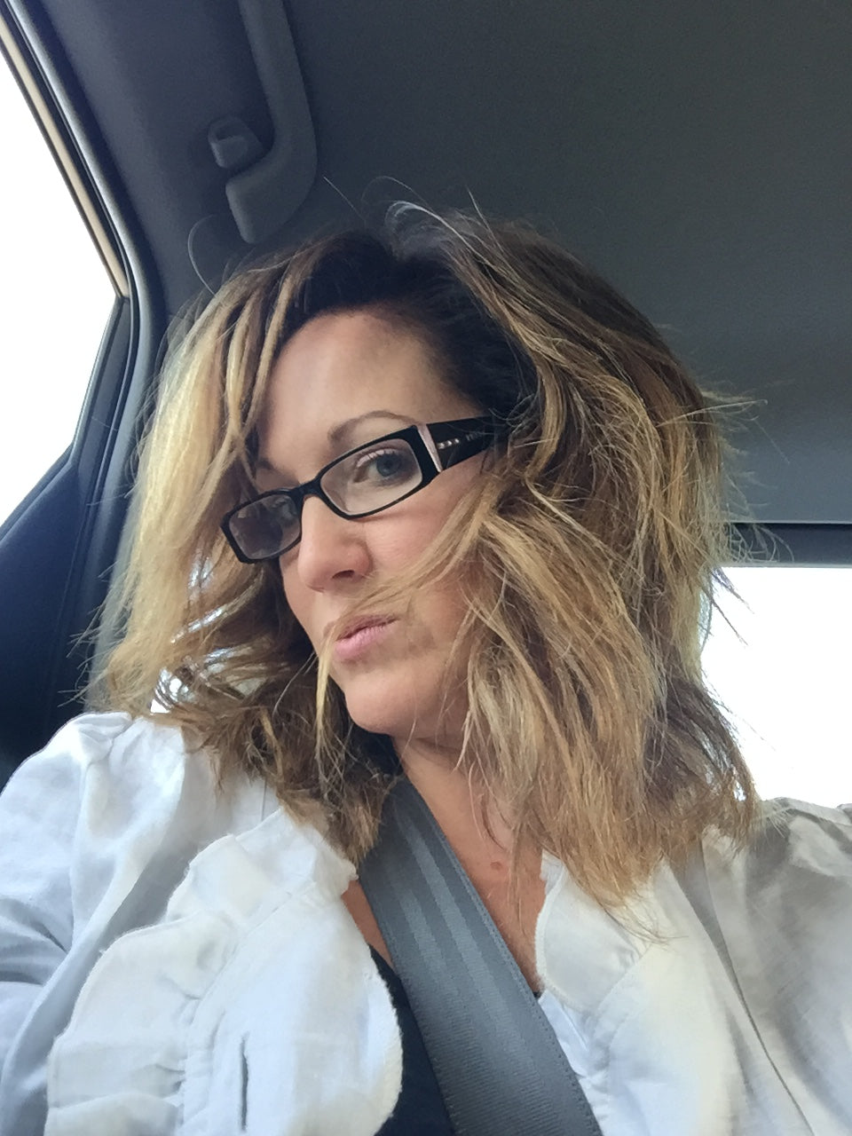 Janice after cutting her hair